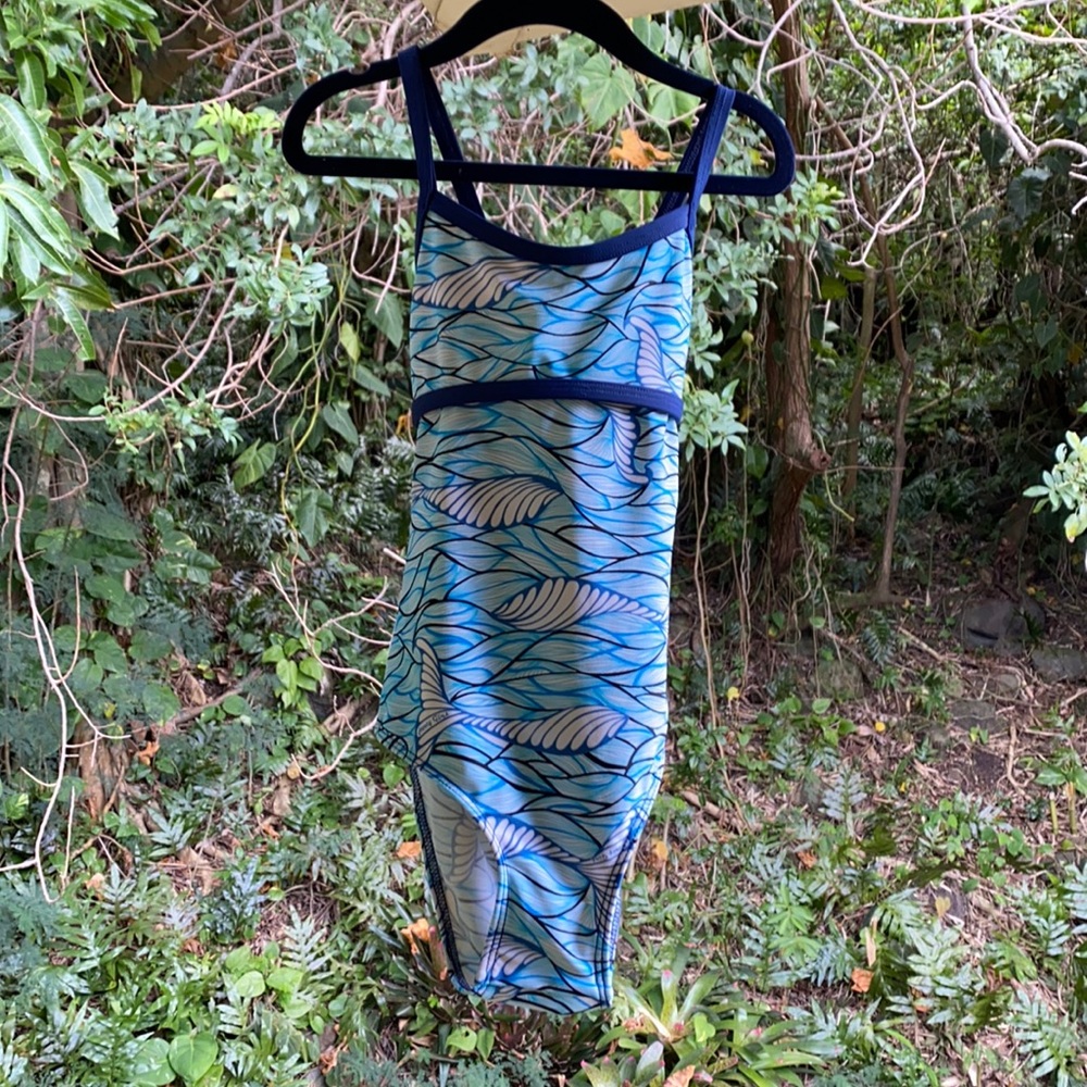 Girls 1-piece bathing suit.  Made in Hawaii
